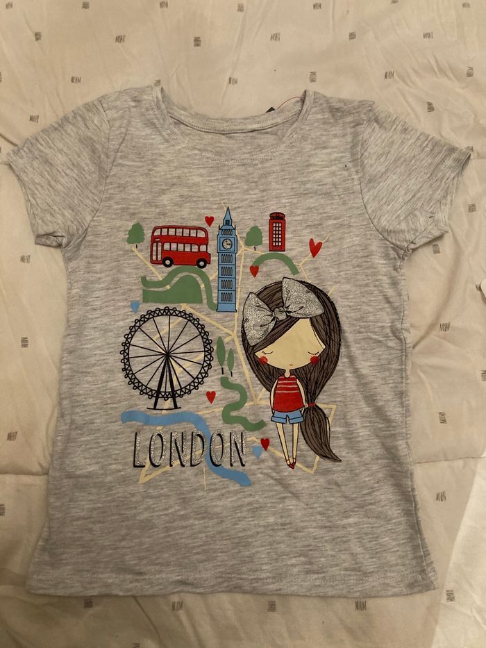 Teeshirt neuf monuments londoniens