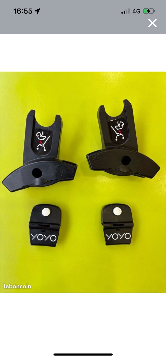 Adaptateur pour cosy poussette yo-yo