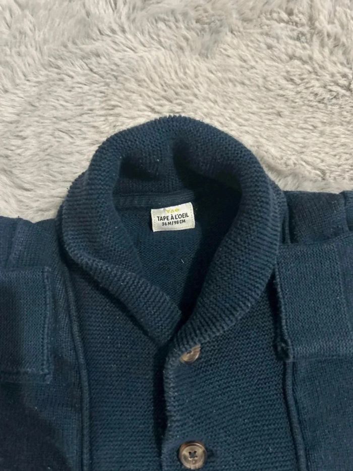Gilet coton tape à l œil - photo numéro 2