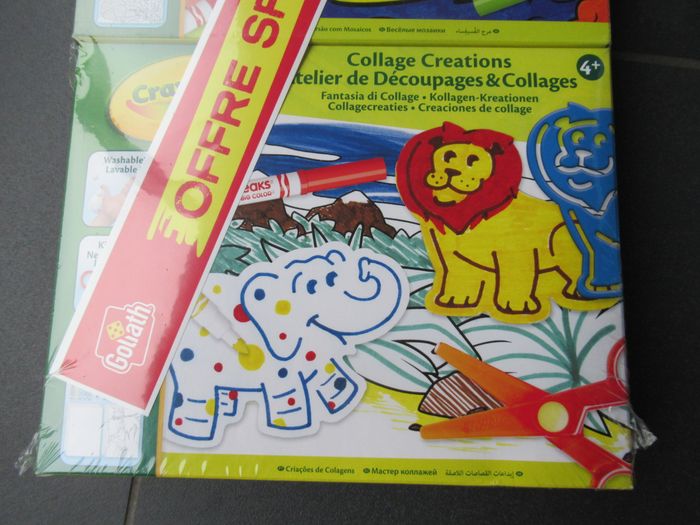 Atelier mosaïque et découpage & collage Crayola neuf - photo numéro 4