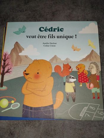 Mes petits albums.  Cedric veut être fils unique