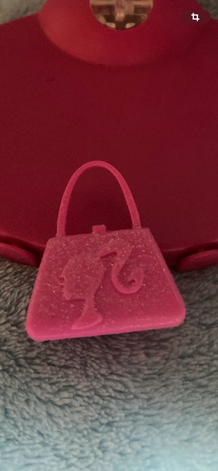 Sac à main rose pailleté pour Barbie - photo numéro 4