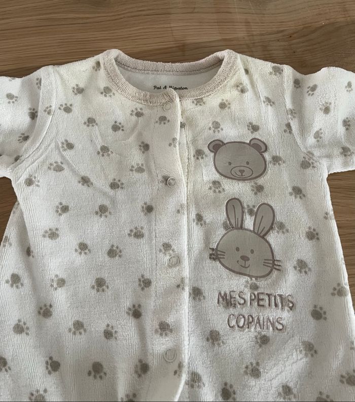 Lot 3 bodies bébé mixte 1 mois – doux, confortable - photo numéro 5