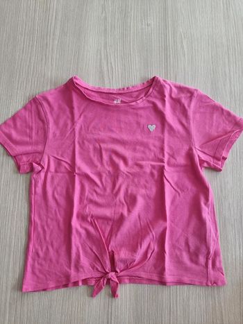 T-shirt rose H&M Taille 8 ans