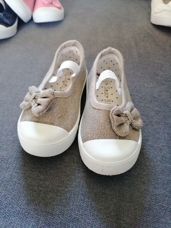 Lot 4 paires de chaussures / ballerine p 23 fille - photo numéro 7