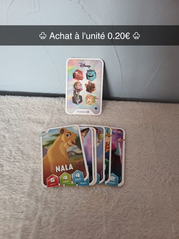 Lot de cartes - Disney - E.Leclerc - Collection