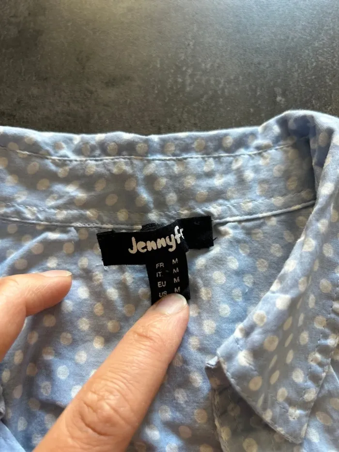 Chemisier femme sans manche à pois, taille M, Jennyfer - photo numéro 2
