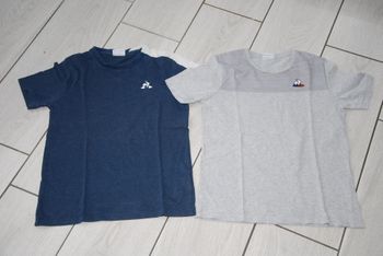 lot de 2 t-shirt garçon le coq sportif 12 ans