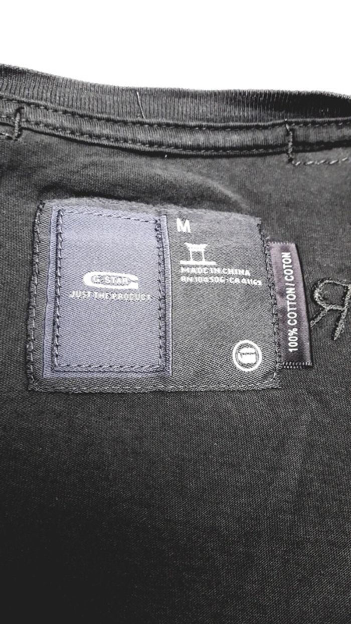 Tee-shirt manches courtes G.Star anthracite - photo numéro 4