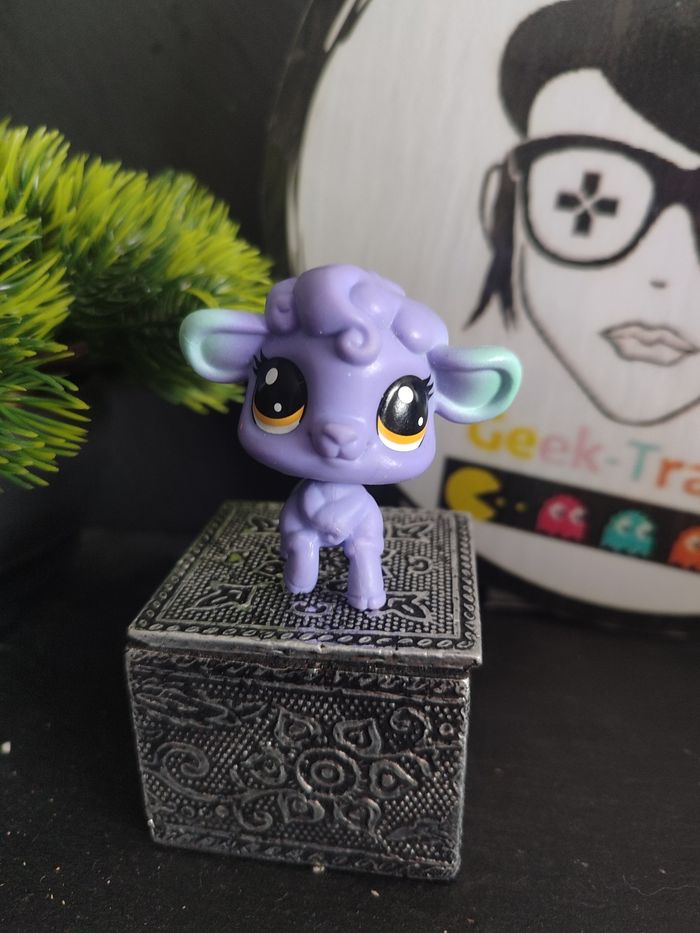 Lps00791 Littlest Petshop Pet Shop LPS lamb Sheep Lucky Cookie Dalia Fortune - photo numéro 2