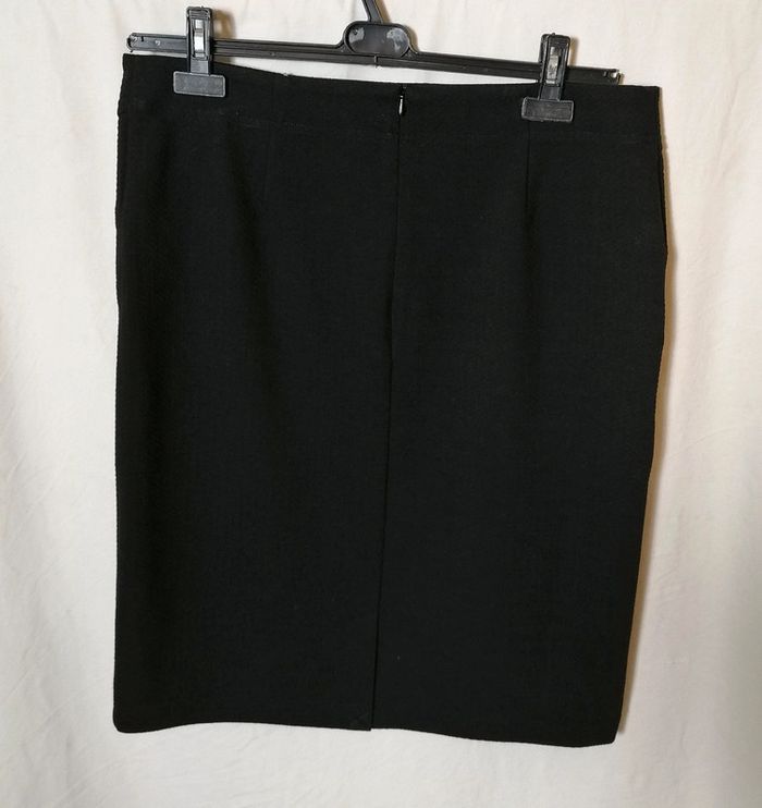 Jupe automne hiver noir argenté Taille 46 Diane Laury - photo numéro 8