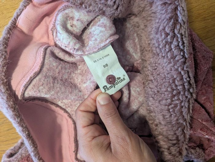 Robe chaude Pampolina rose/mauve 3 ans - photo numéro 3