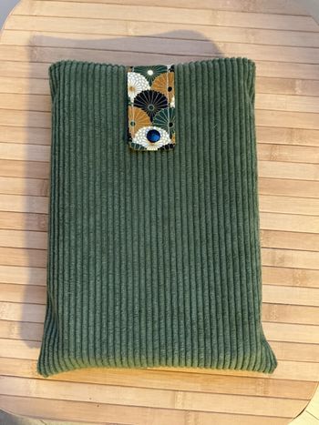 Pochette pour livre broché 28X21 kaki