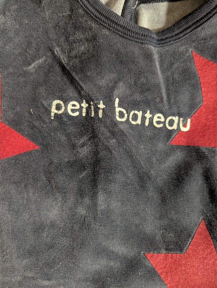 Pyjama velours Petit Bateau 13 mois - photo numéro 2