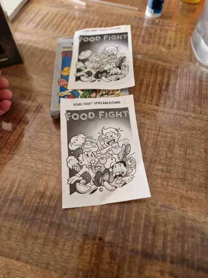 Boite et notice du jeu atari 7800 food fight - photo numéro 6