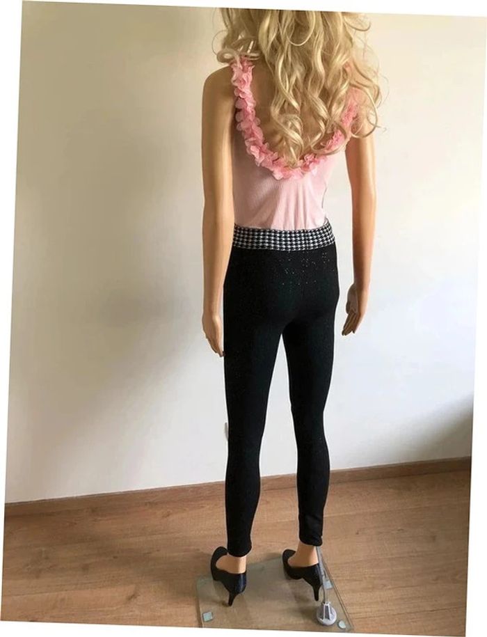 Legging noir pailleté neuf Rodier taille L/XL (taille petit) - photo numéro 10