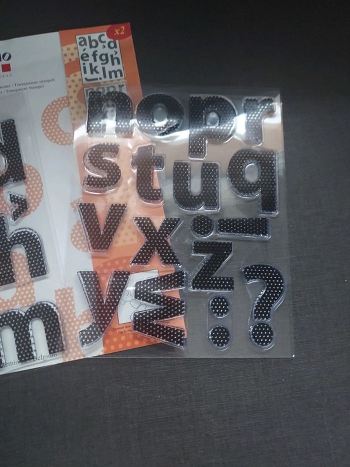 Tampon clear alphabet artemio - photo numéro 3
