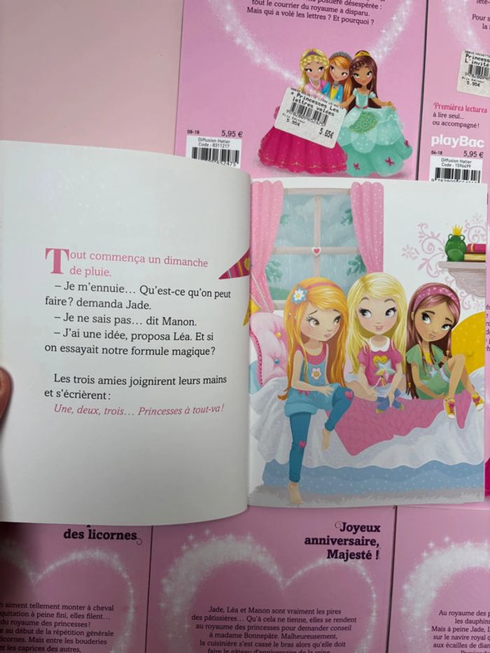 Lot 9 livres une deux trois princesses - photo numéro 5