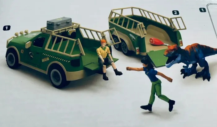 Pick-up avec remorque pour dinosaures Playtive neuf - photo numéro 8