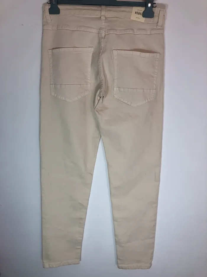 Jeans écru slim fit - photo numéro 2
