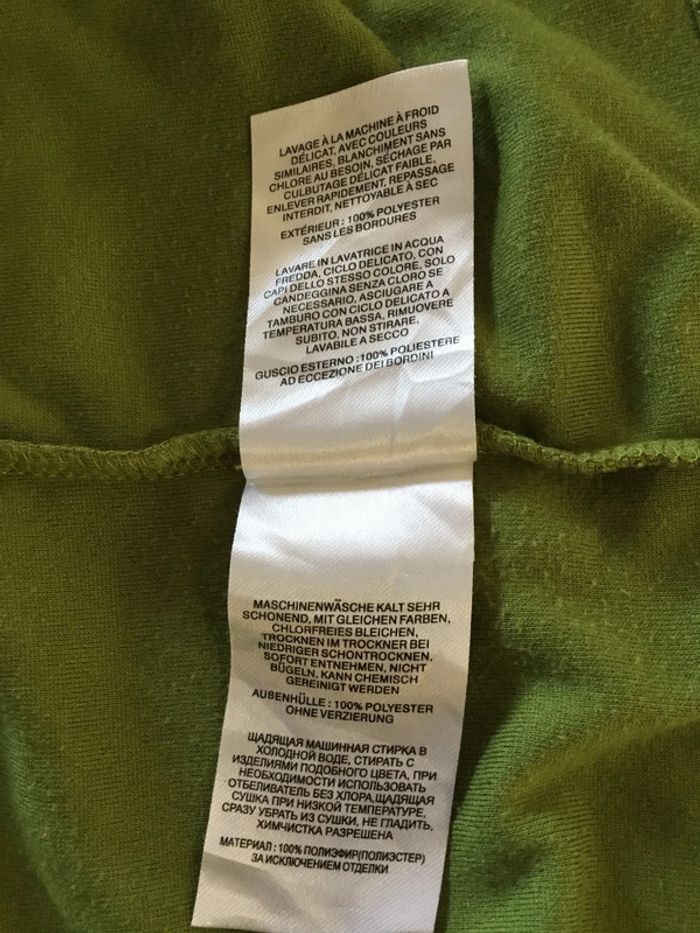 Veste polaire légère 1/4zip pour homme Columbia vert olive taille XXL 165 - photo numéro 12