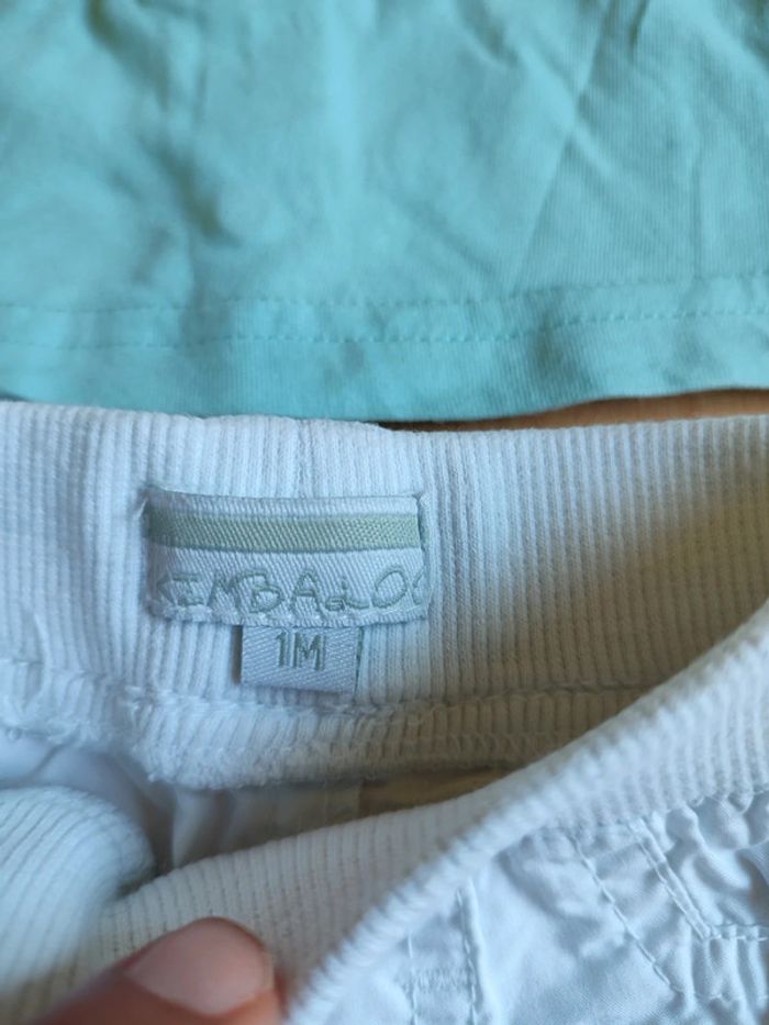 Lot tenue pantalon léger + t-shirt manches courtes Kimbaloo en 1M - photo numéro 4