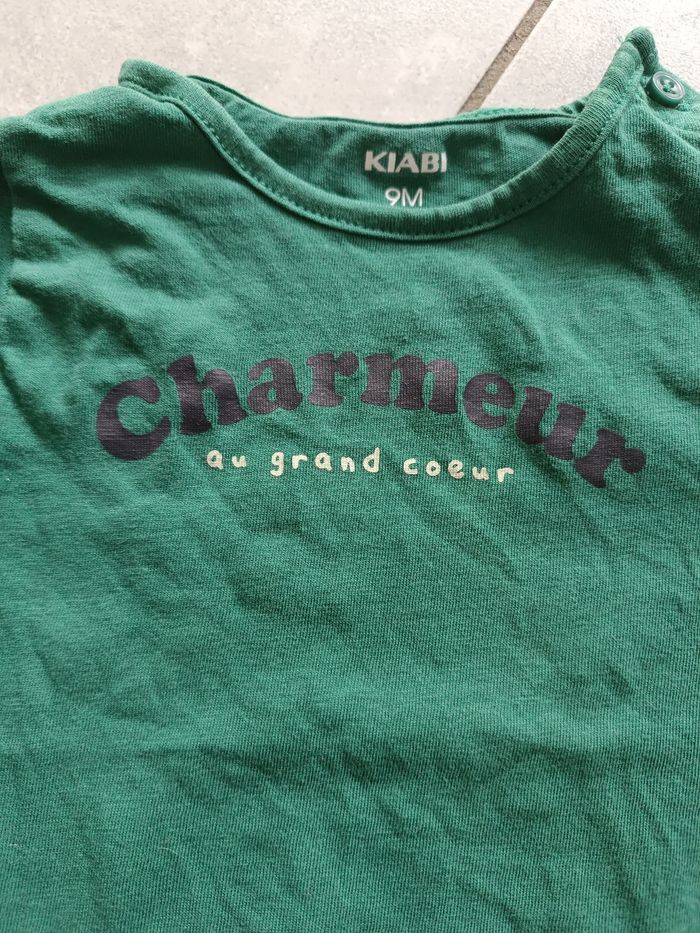 T-shirt bébé garçon 9 moid - photo numéro 2