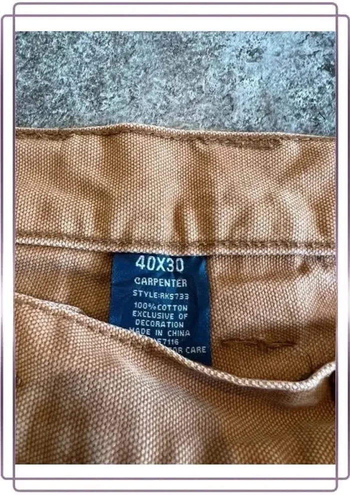 Short carpenter homme RK Brand 40x30 Pantaloncini carpentiere uomo Zimmermannsshorts Herren - photo numéro 3