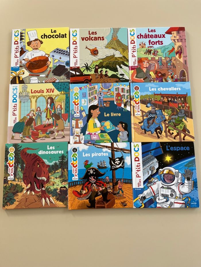 Livres “mes p’tits docs”