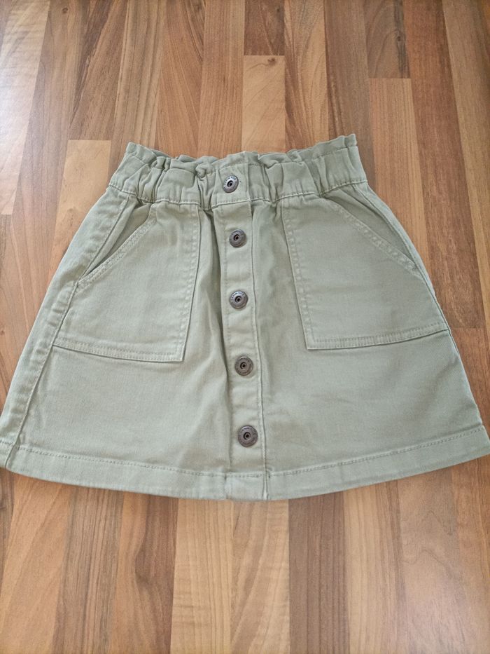 Jupe jean kaki 6-7 ans Tex - photo numéro 2
