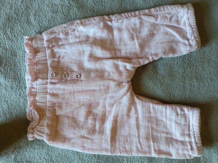 Lot 3 pantalon doublé 3 mois fille - photo numéro 8
