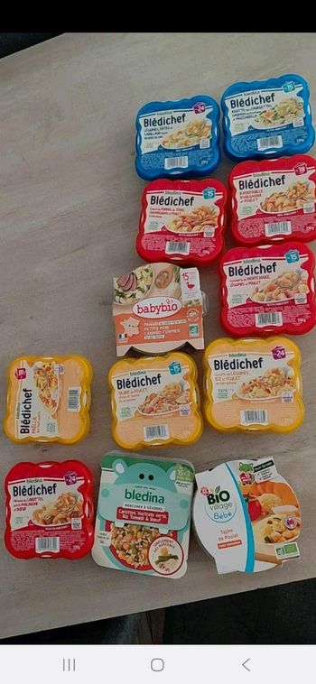 Barquettes repas x12