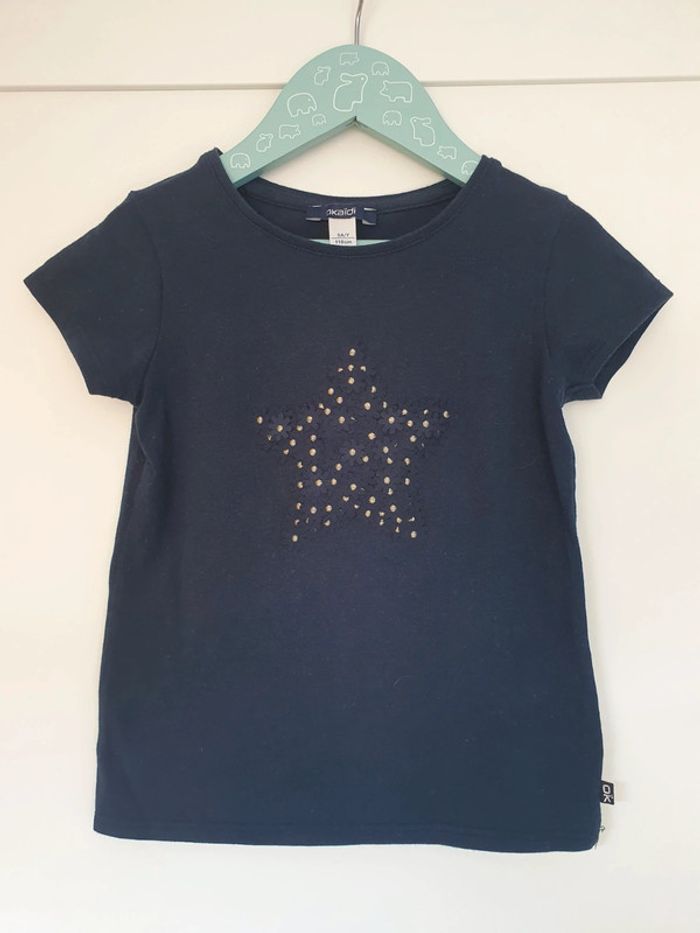 T-shirt étoile fille Okaïdi 5 ans