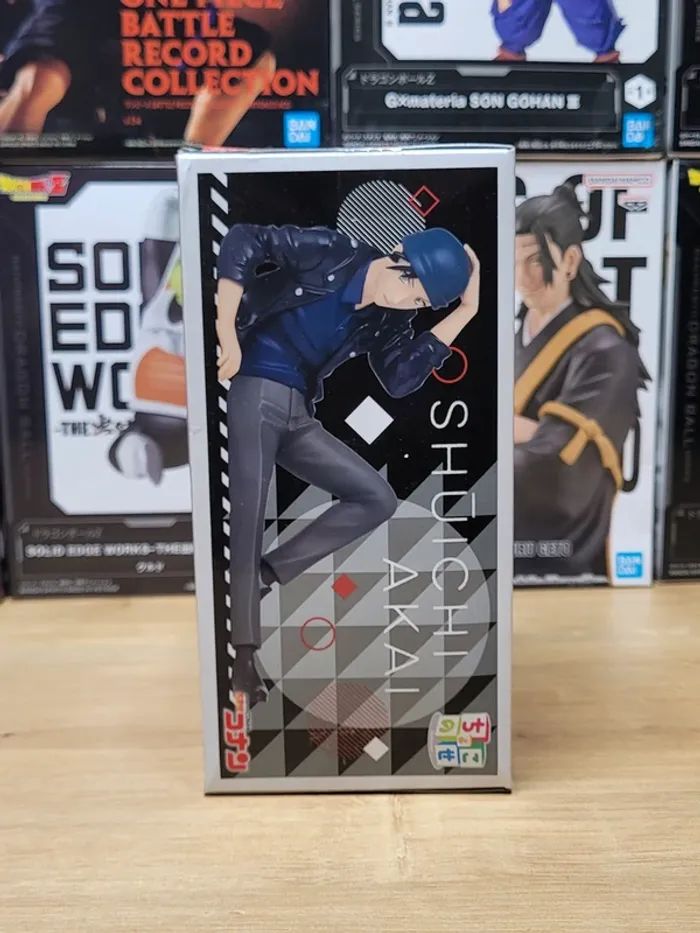 Figurine Détective Conan Shuichi Akay Lay Down Version Chokonose Luminasta Sega - photo numéro 5