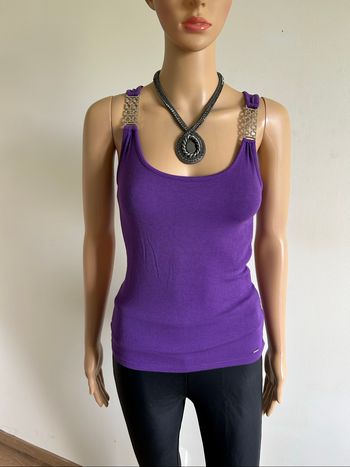 Débardeur violet sans manches Morgan taille XS jamais porté
