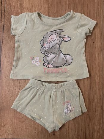 Ensemble short Panpan vert