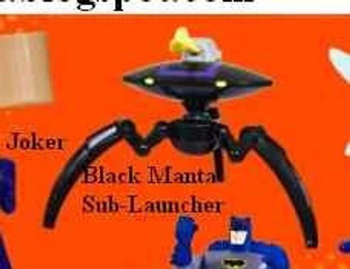 Batman black manta figurine