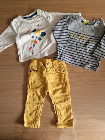 Ensemble tape a l'oeil 3 mois