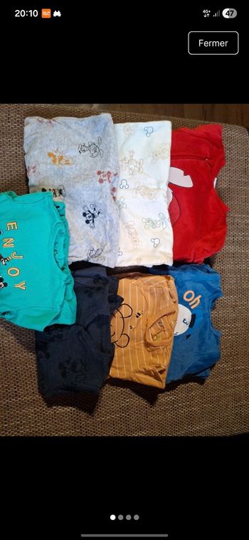 Lots 7 pyjamas disney 