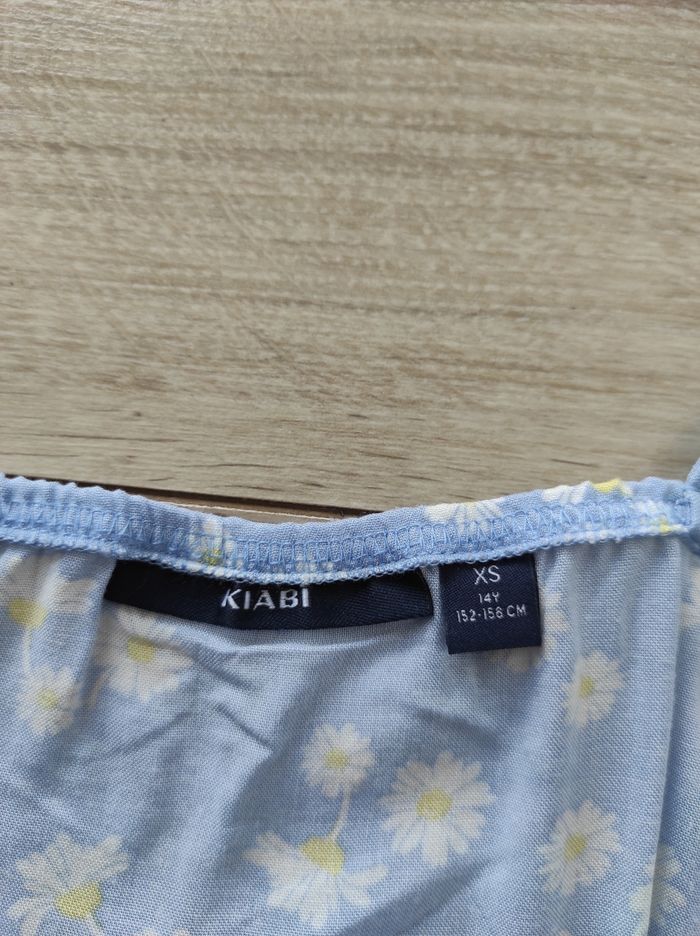Robe d'été fleurie Kiabi bleu/jaune/blanc - photo numéro 5