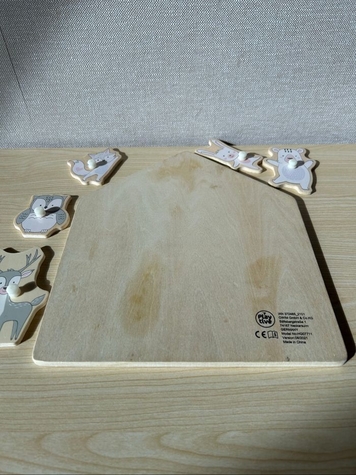 Puzzle à encastrer en bois Playtive - photo numéro 3