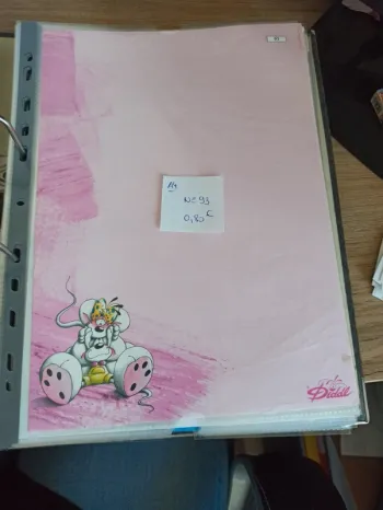 Feuille Diddl A4 93 0,80€