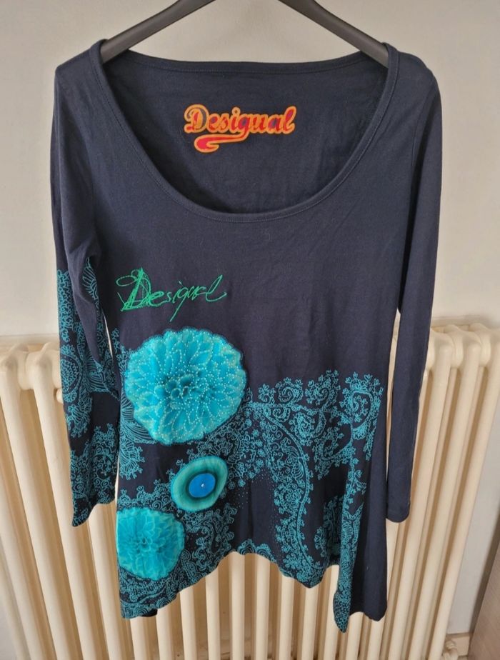 Tunique bleue Desigual