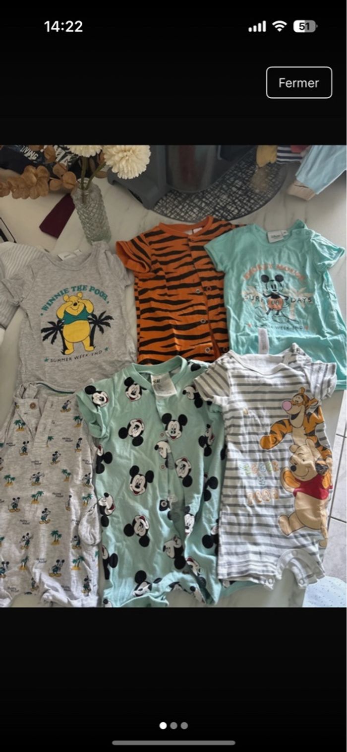 Lot barboteuses Disney - photo numéro 2