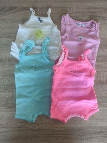 Lot bodies bretelles