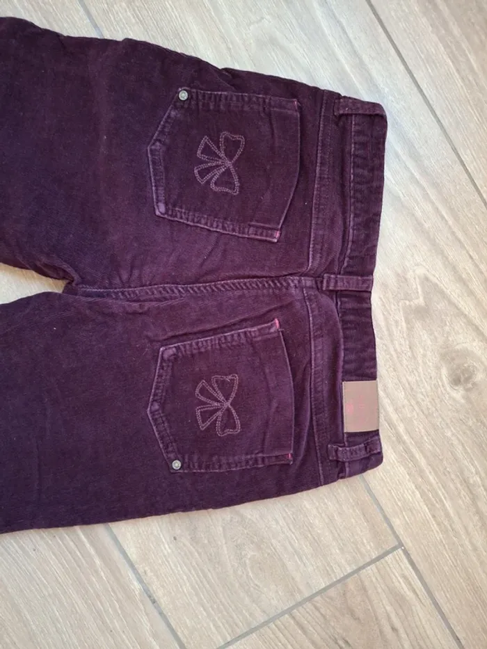 Pantalon en velours Sergent major 7 ans très bon état - photo numéro 5