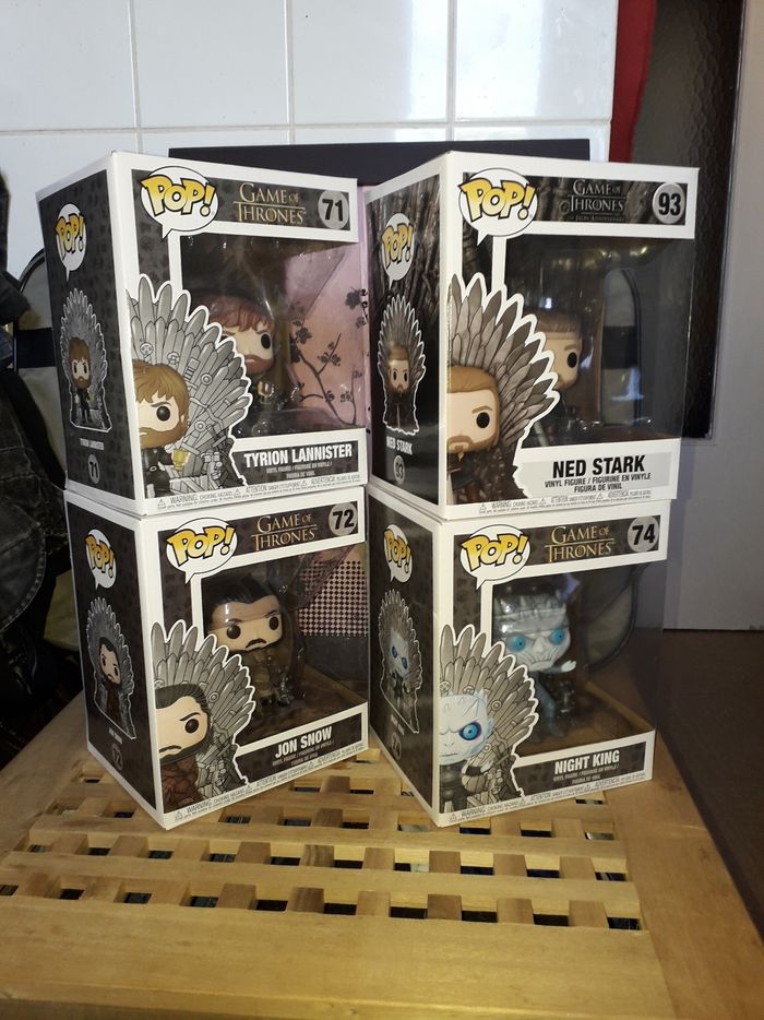 Lot de 4 Funko Pop Game Of Thrones GOT 71 72 74 93 - photo numéro 4