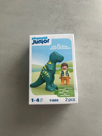 Playmobil Junior - Set junior garçon et dinosaure