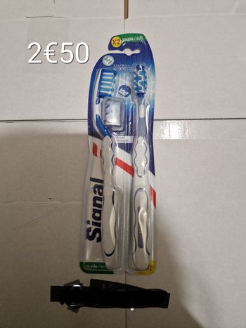 Brosse a dent signal blancheur système