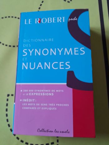 Dictionnaire des synonymes et nuances 
